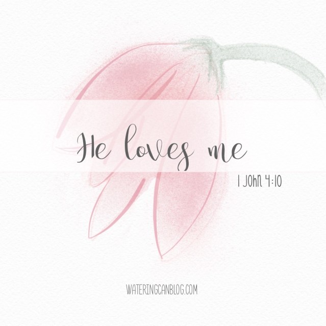 Pink tulip watercolor