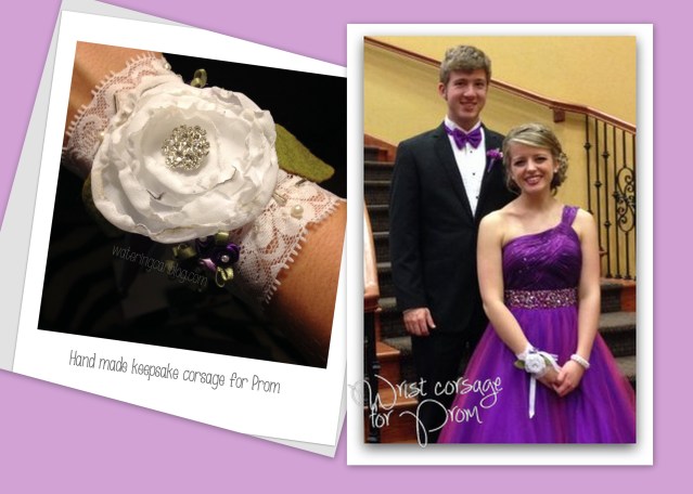 DIY Flower corsage PROM