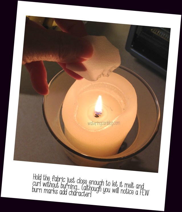 DIY Flower using candle