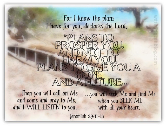 Painted in Waterlogue Jeremiah 29.ll